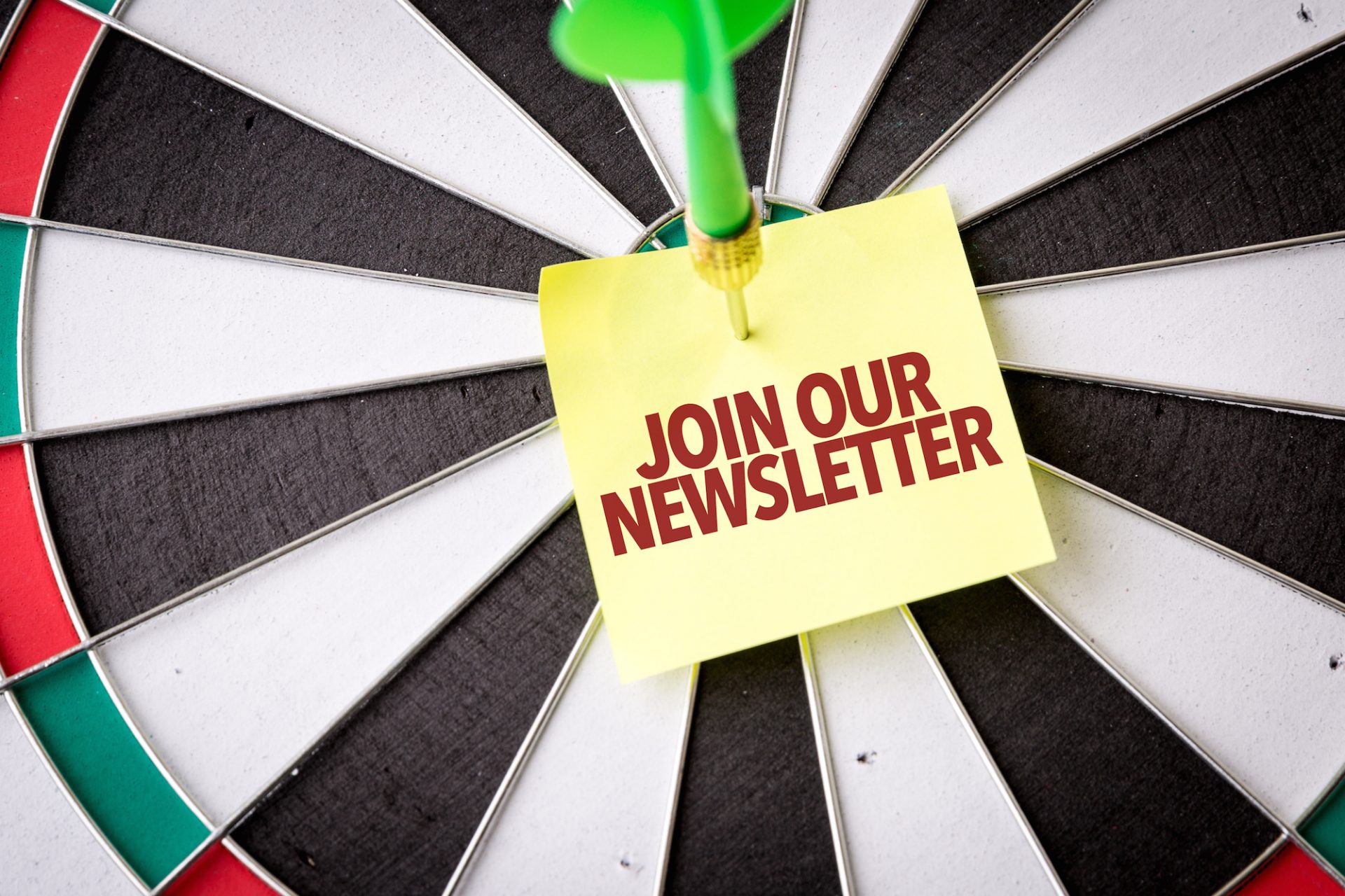 Join our newsletter and get email subscribers.