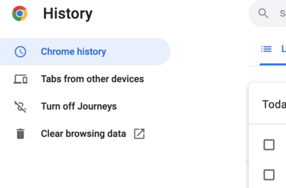 Manage and Clear Google Chrome Browsing History and Cache.