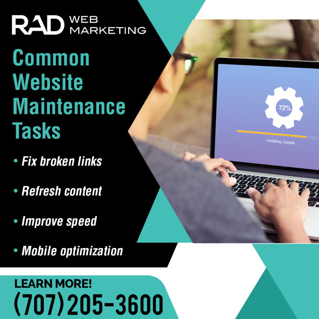 website maintenance tasks